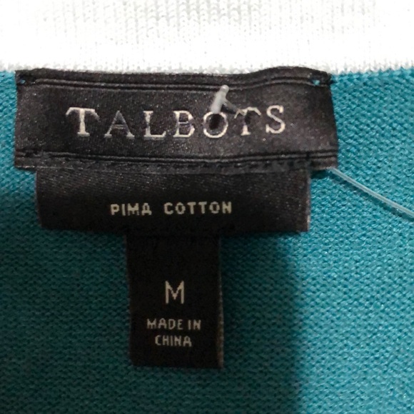 Talbots green women’s top size medium - Picture 10 of 11